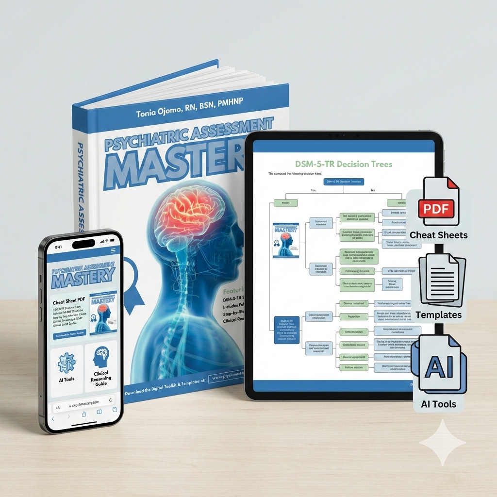 Psychiatric Assessment Mastery – The Ultimate Clinical Bundle (Physical + Digital + AI Companion)